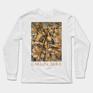 Manifestacione Interventista by Carlo Carra Long Sleeve T-Shirt